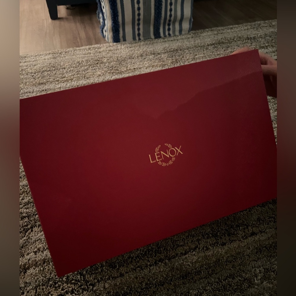 Lenox porcelain holiday canisters set of 3